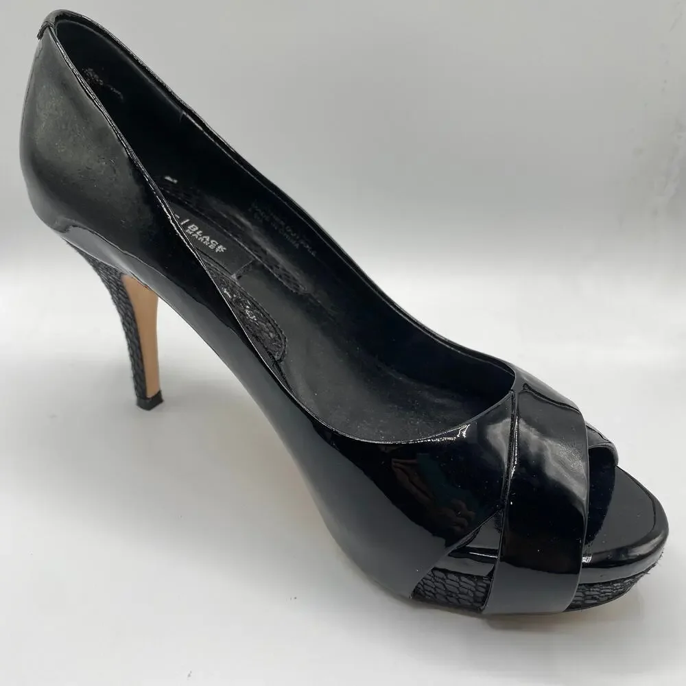 White House Black Market Patent‎ Leather Pump Heels Size 6.5